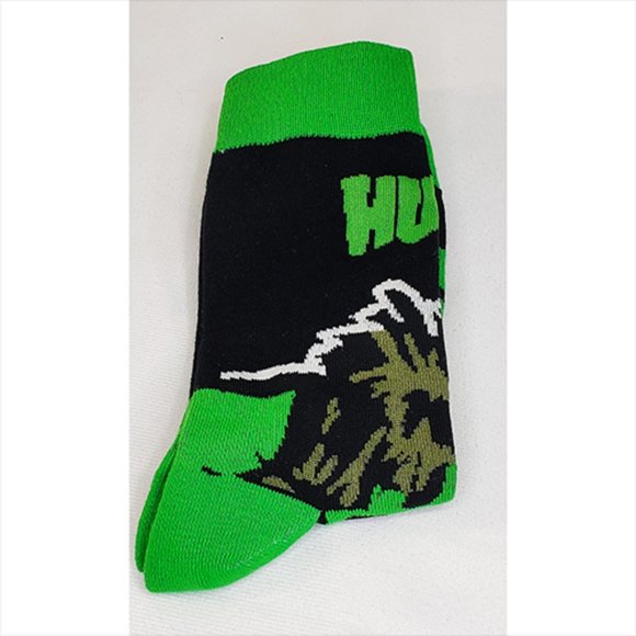Disney Anime Socks Avengers Marvel Cartoon Figure The Hulk Unisex NW WOT - Picture 5 of 6
